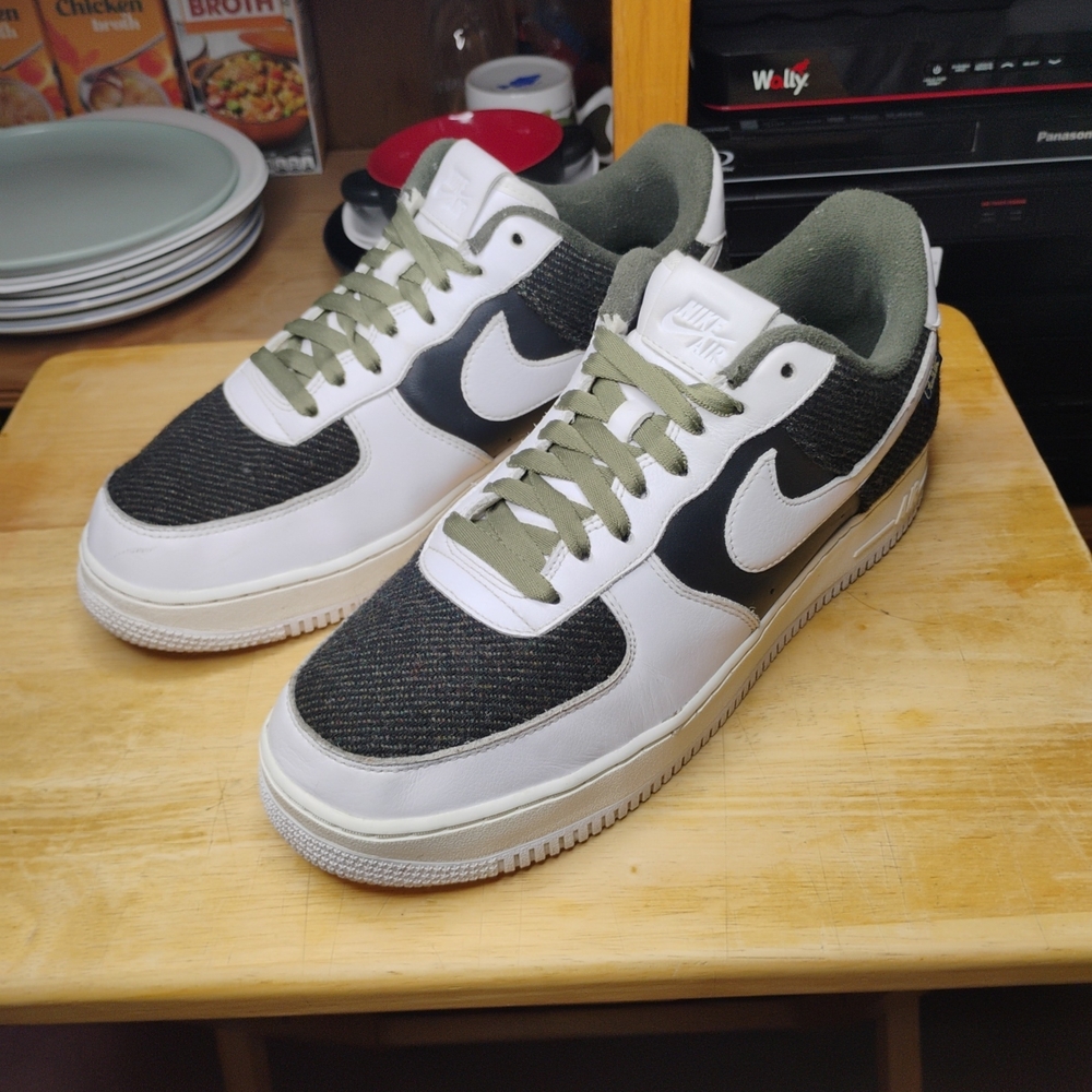 Nike Air Force 1 Men's Shoes - Blue and White